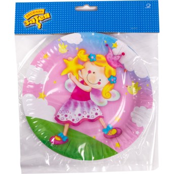 Тарелка праздничная 1502-1295 (6 шт. в пакете) в Metoo.kz - Metoo (2)