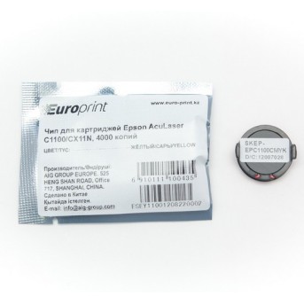 Чип Europrint Epson C1100Y - Metoo (1)