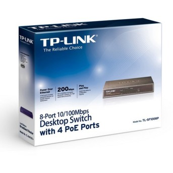 Коммутатор TP-Link TL-SF1008P - Metoo (3)