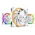Вентилятор для компьютерного корпуса Bequiet! Light Wings 140mm PWM Triple Pack White - Metoo (1)