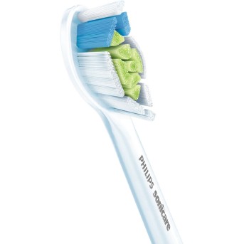 Стандартные насадки для звуковой зубной щетки Philips Sonicare Optimal White HX6062/<wbr>10 2шт - Metoo (2)