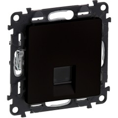 Информационная розетка одиночная Legrand Valena Life RJ45 Кат.5е UTP с лиц. пан. антрацит