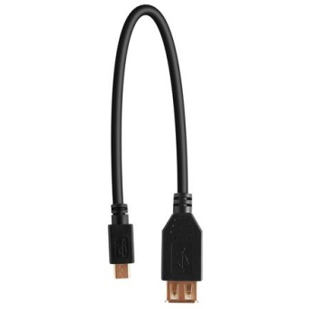 Переходник microUSB на USB Host OTG SHIP US109-0.15B Блистер - Metoo (2)