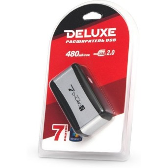 Расширитель USB Deluxe на 7 Портов DUH7001BK - Metoo (3)