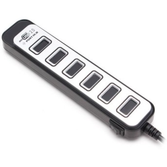 Расширитель USB Deluxe на 7 Портов DUH7002BK - Metoo (1)