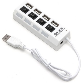 Расширитель USB Deluxe на 4 Порта DUH4004WH - Metoo (1)