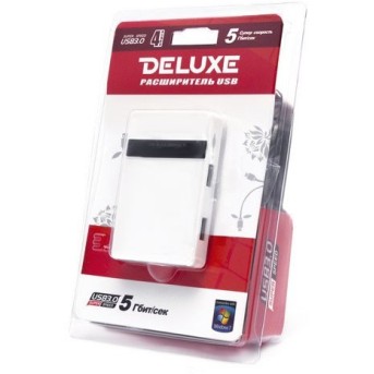 Расширитель USB Deluxe на 4 Порта DUH4005WH - Metoo (3)