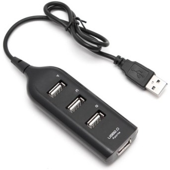 Расширитель USB Deluxe на 4 Порта DUH4007BK - Metoo (1)