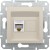 Розетка компьютерная SE EPH4370123 Asfora RJ45 кат. 5е механизм кремовый - Metoo (2)