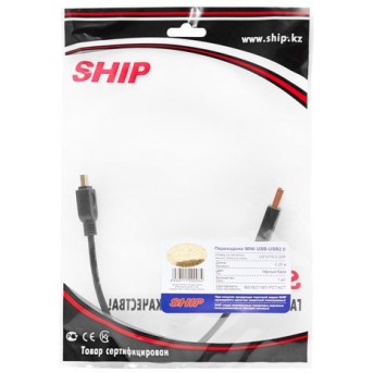 Переходник mini USB на USB SHIP US107G-0.25P - Metoo (3)