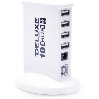 Расширитель USB Deluxe на 10 Портов DUH1002W - Metoo (1)
