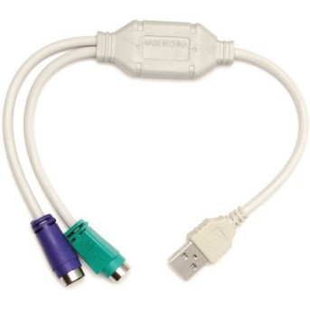 Адаптер Deluxe USB DLA-2P на PS/<wbr>2 2 Порта - Metoo (2)
