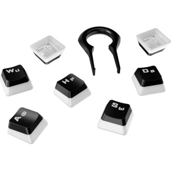 Набор кнопок на клавиатуру HyperX Pudding Keycaps Full Key Set (Black) 4P5P4AX#ACB - Metoo (1)