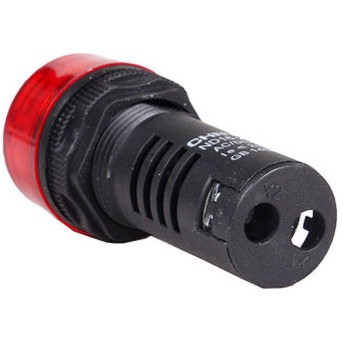 Сигнализатор звуковой CHINT ND16-22FS Φ22 мм красный LED АС220В - Metoo (3)