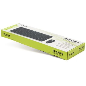 Клавиатура и мышь Delux DLD-0605OGB - Metoo (3)