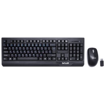 Клавиатура и мышь Delux DLD-6071OGB - Metoo (1)