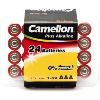 Батарейка CAMELION Plus Alkaline LR03-PB24 - Metoo (1)