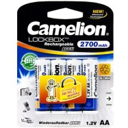 Аккумулятор CAMELION Lockbox Rechargeable NH-AA2700LBP4