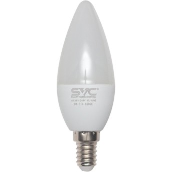Эл. лампа светодиодная SVC LED C35-9W-E14-6500K, Холодный - Metoo (1)