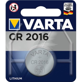 Батарейка VARTA Lithium CR2016 3V 1 шт. в блистере - Metoo (2)