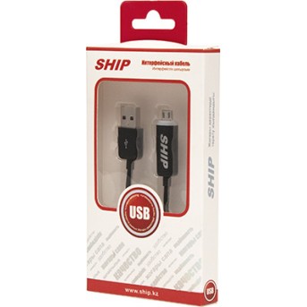 Кабель интерфейсный SHIP SH7148B-1B MICRO USB - Metoo (3)