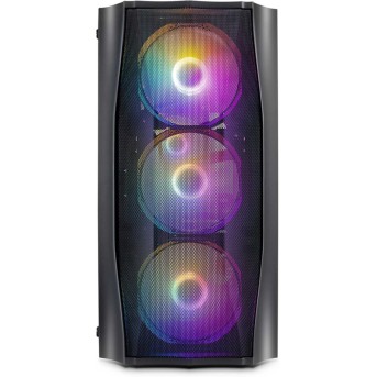Компьютерный корпус 1STPLAYER FIREBASE X3-M-BK без Б/<wbr>П - Metoo (2)