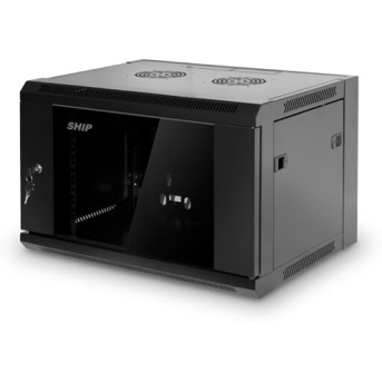 Шкаф коммуникационный настенный SHIP 5606.01.100 6U 570*600*380 мм - Metoo (1)
