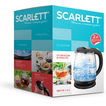 Электрический чайник Scarlett SC-EK27G80 - Metoo (3)