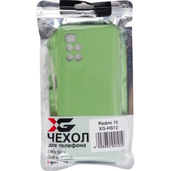 Чехол для телефона X-Game XG-HS12 для Redmi 10 Силиконовый Мятный - Metoo (3)