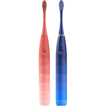 Комплект электрических зубных щеток Oclean Find Duo Set Синий+Красный - Metoo (2)