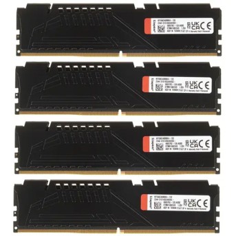 Комплект модулей памяти Kingston FURY Beast KF556C40BBK4-128 DDR5 128GB (Kit 4x32GB) 5600MHz в Metoo.kz - Metoo (2)