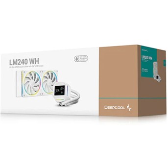 Кулер с водяным охлаждением Deepcool LM240 WH - Metoo (3)