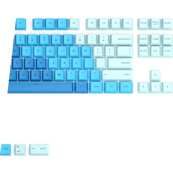 Набор кнопок на клавиатуру Glorious GPBT Keycaps Carribean Ocean (GLO-KC-GPBT-CO) - Metoo (1)