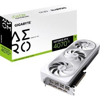Видеокарта Gigabyte (GV-N407TAERO OC-12GD) RTX4070Ti AERO OC 12G - Metoo (3)