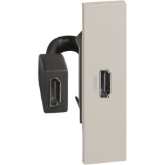 Лицевая панель Bticino KМ14 Living Now для розетки HDMI 1 модуль песочный