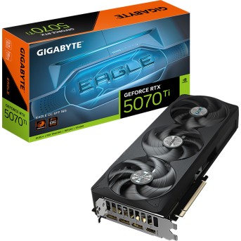 Видеокарта Gigabyte (GV-N507TEAGLE OC-16GD) RTX5070Ti EAGLE OC 16G - Metoo (3)