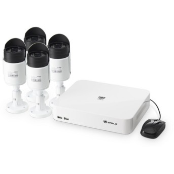 Комплект сетевого видеонаблюдения EAGLE EGL-NH2004-HP-360 - Metoo (1)