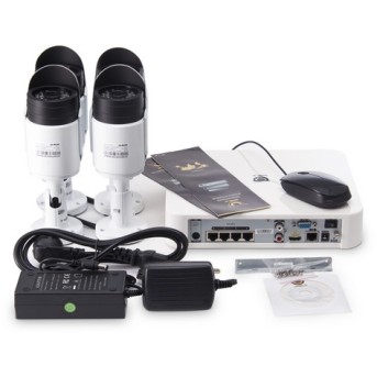 Комплект сетевого видеонаблюдения EAGLE EGL-NH2004-HP-360 - Metoo (2)
