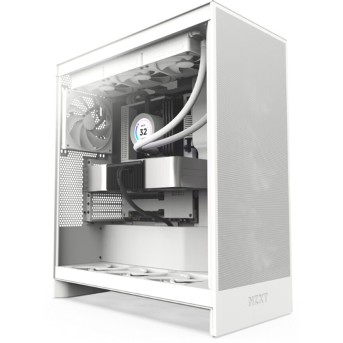 Компьютерный корпус NZXT H7 Flow CM-H72FW-01 White без Б/<wbr>П - Metoo (1)