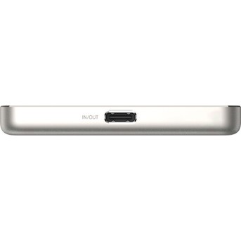 Портативный внешний аккумулятор Xiaomi Super Slim Magnetic Power Bank 5000 Gold - Metoo (3)