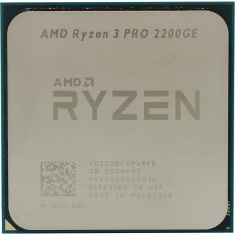 Процессор (CPU) AMD Ryzen 3 PRO 2200GE 35W AM4 - Metoo (1)