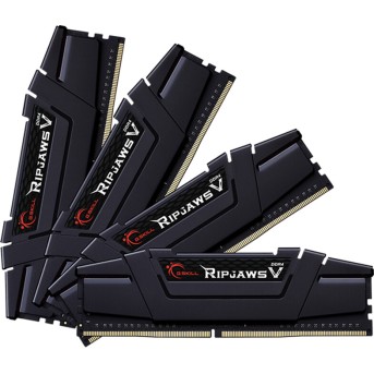 Комплект модулей памяти G.SKILL RipjawsV F4-4000C18Q-32GVK DDR4 32GB (Kit 4x8GB) 4000MHz - Metoo (1)