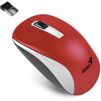 Беспроводная мышь Genius NX-7010 WH+Red - Metoo (1)