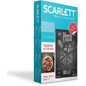 Кухонные весы Scarlett SC-KS57P66 - Metoo (3)