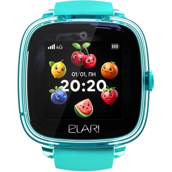 Смарт часы Elari KidPhone 4G Fresh Зеленый - Metoo (2)