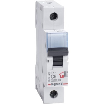 Автоматический выключатель Legrand 404025 1П C 6A TX3 6000/<wbr>6kA - Metoo (2)