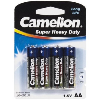 Батарейка CAMELION Super Heavy Duty R6P-BP4B - Metoo (1)