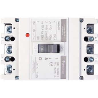 Автоматический выключатель iPower ВА57-250 3P 250A - Metoo (2)