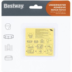 Набор для ремонта надувных изделий Bestway 62091 (в упаковке 10 шт заплаток)..