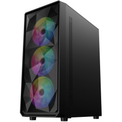 Компьютерный корпус 1STPLAYER FD3-BK-1F5M-3F5S Black без Б/<wbr>П